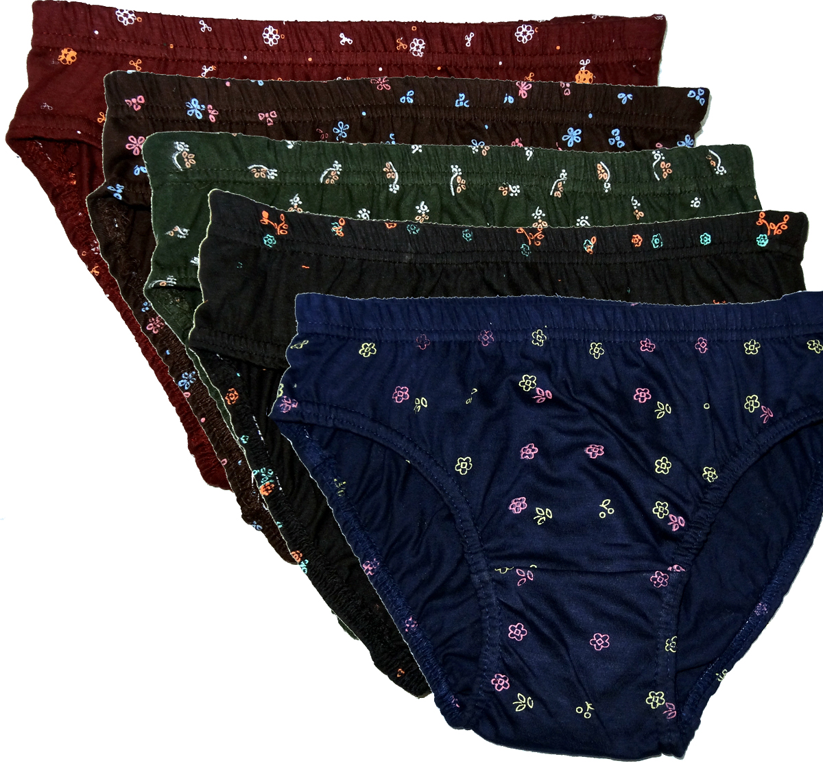 Buy Alfa Prity Womens Hipster Cotton Print Panty Pack Of 5 Assorted Color Online ₹954 From