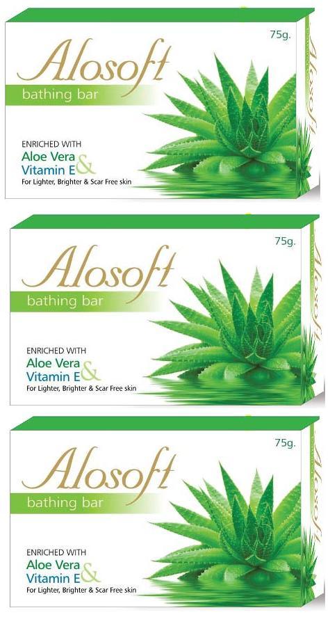 Buy Alosoft soap set of 3 Online @ ₹195 from ShopClues