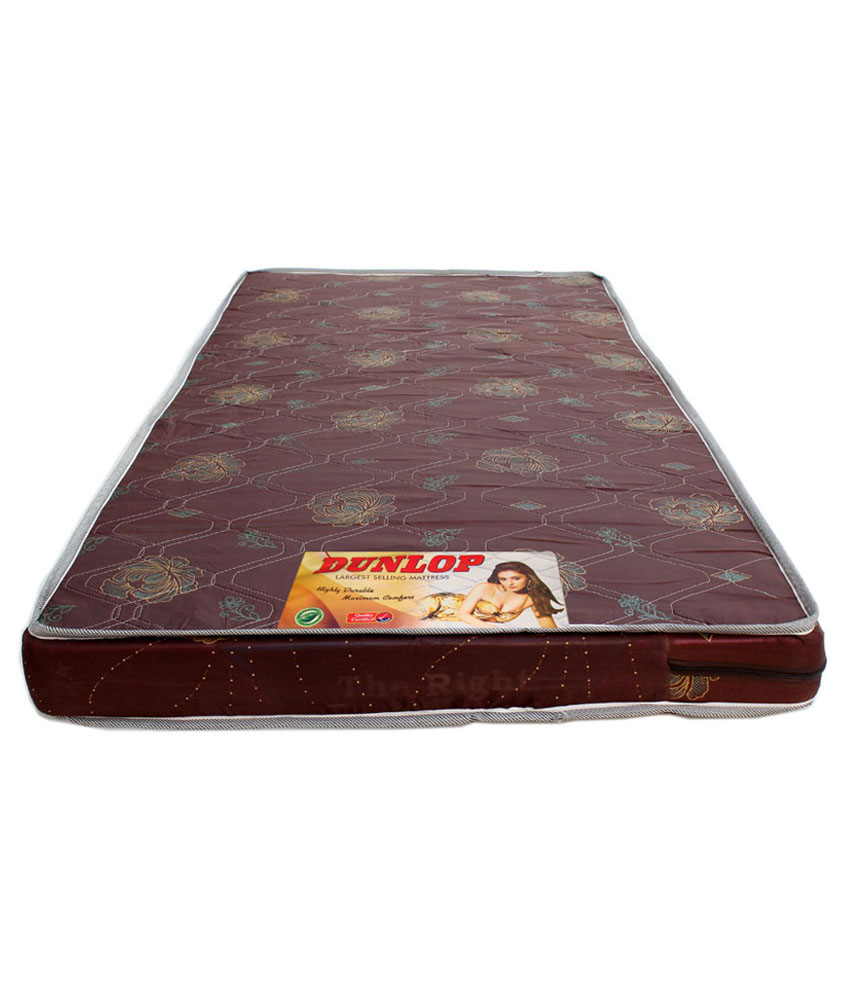 Buy Dunlop Brown 1 Foam Mattress Online ₹4200 from ShopClues