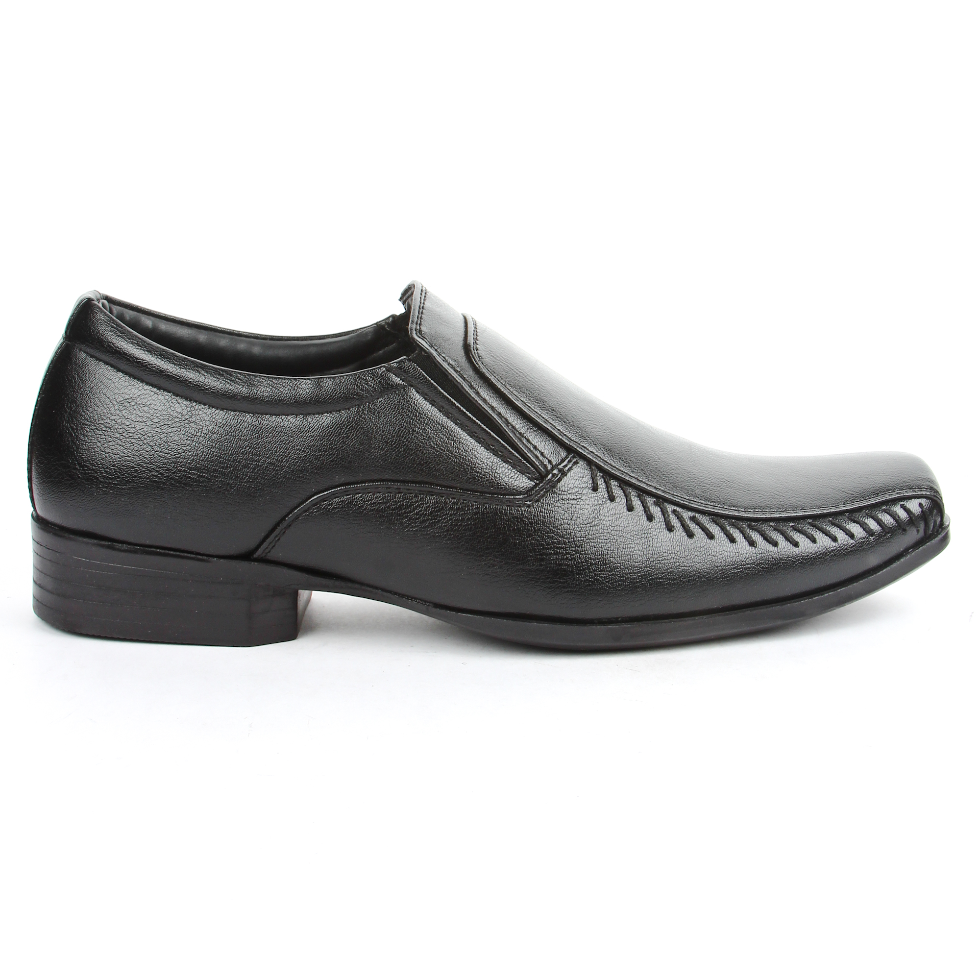 Buy Liberty MenS Black Formal Slip On Shoes (FORTUNEJP-BT13BLACK ...