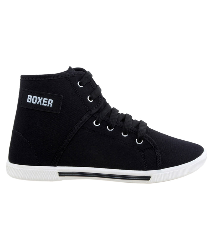 Buy Clymb Men Black Canvas Lace-up Casual Sneakers Online at Shopclues