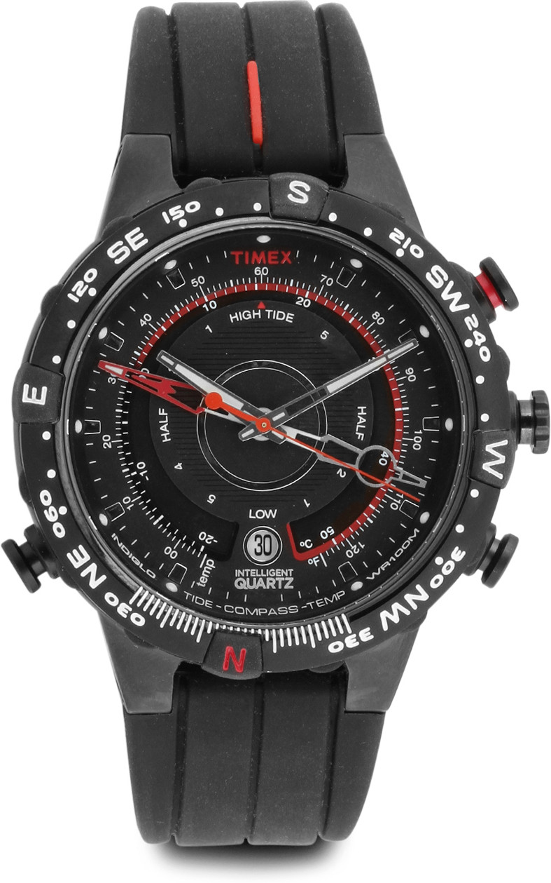 Buy Timex Quartz Black Round Men Watch T2N720 Online @ ₹8275 from ShopClues