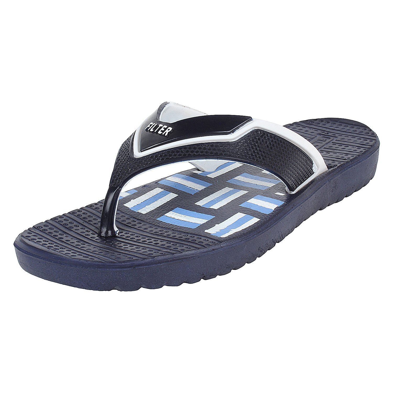 Buy Earton Mens Blue Flip-Flops House Slippers Online @ ₹199 from ShopClues