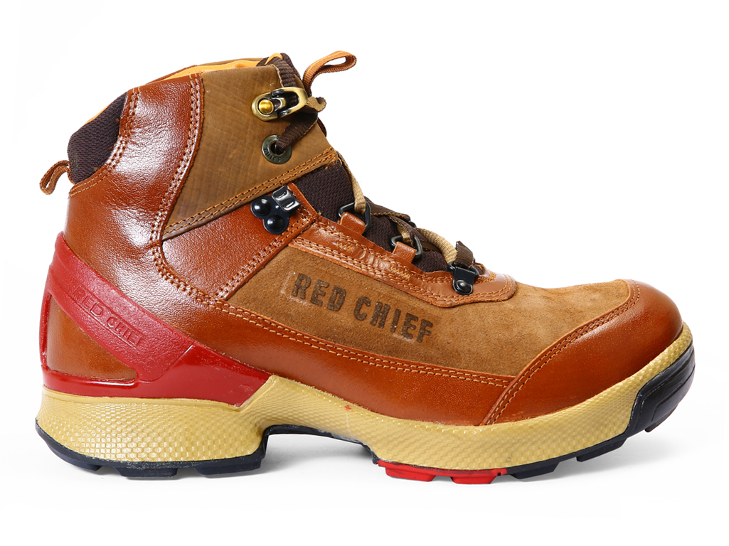 red chief new leather shoes