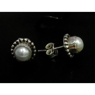 Silver ear tops online Clearance