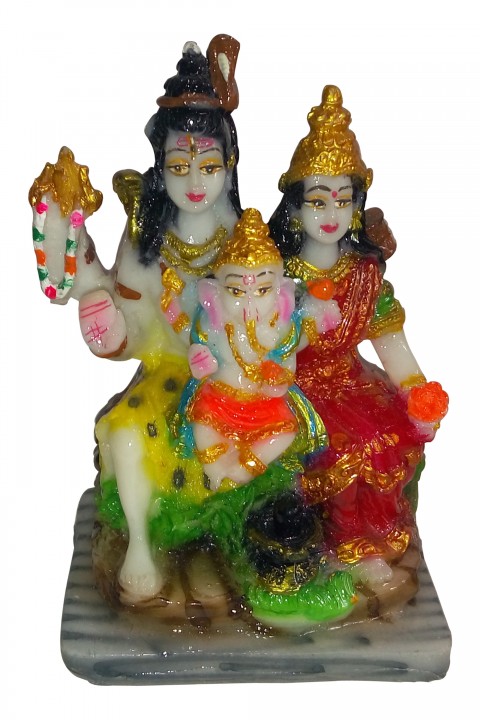 Buy Shiv Parivar Idol Marble Dust Online @ ₹495 From Shopclues