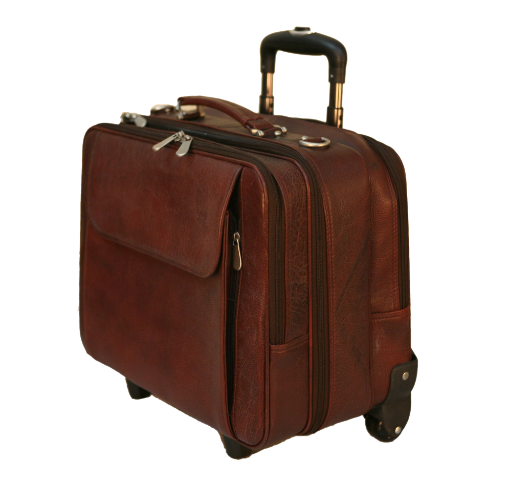 Buy 100 Genuine INDIAN Leather new Cabin Luggage Bag Travel Bag Trolley ...