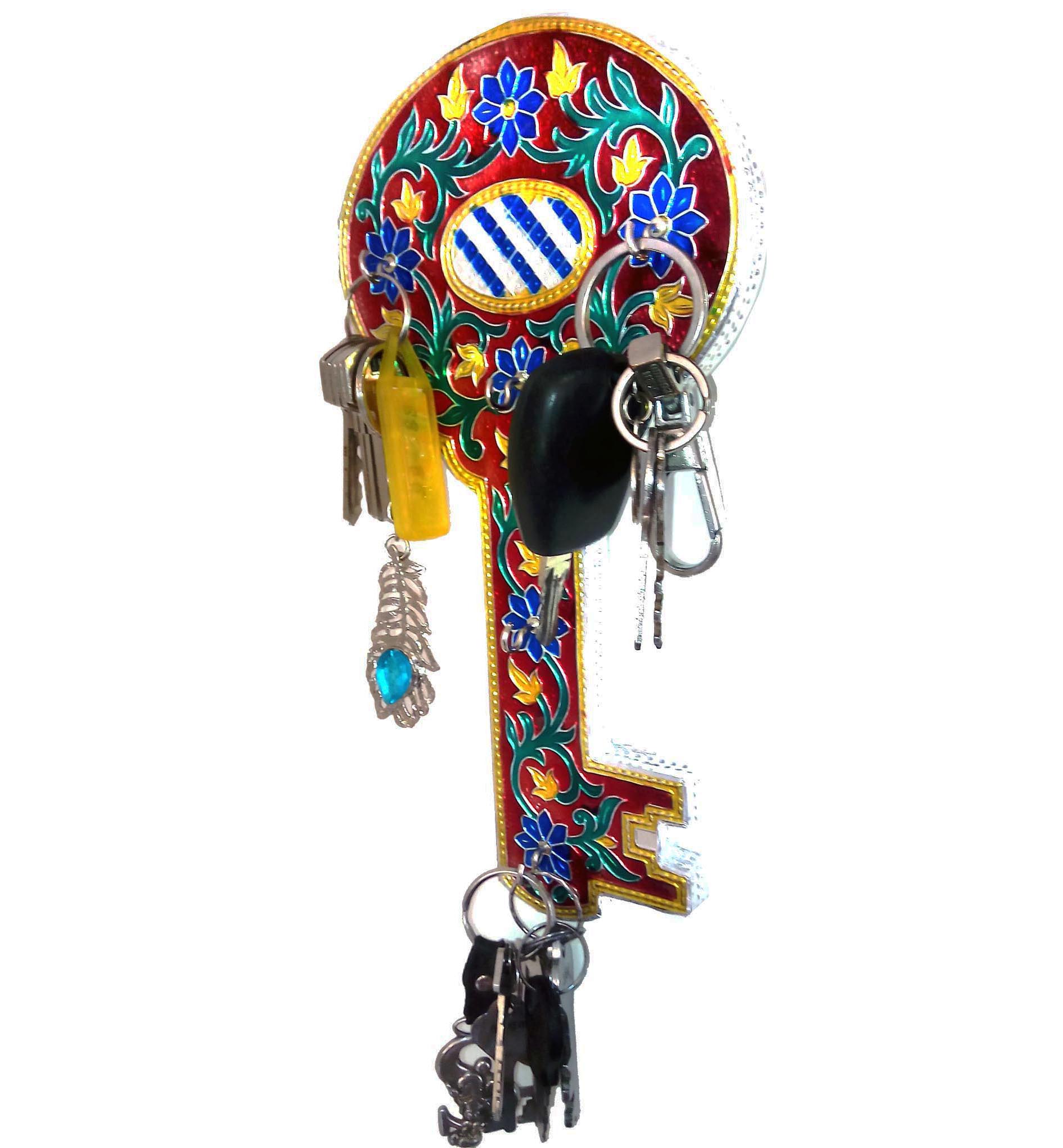 Shop Handmade Decorative Wall mounted Key Stand/Holder - Key Design ...