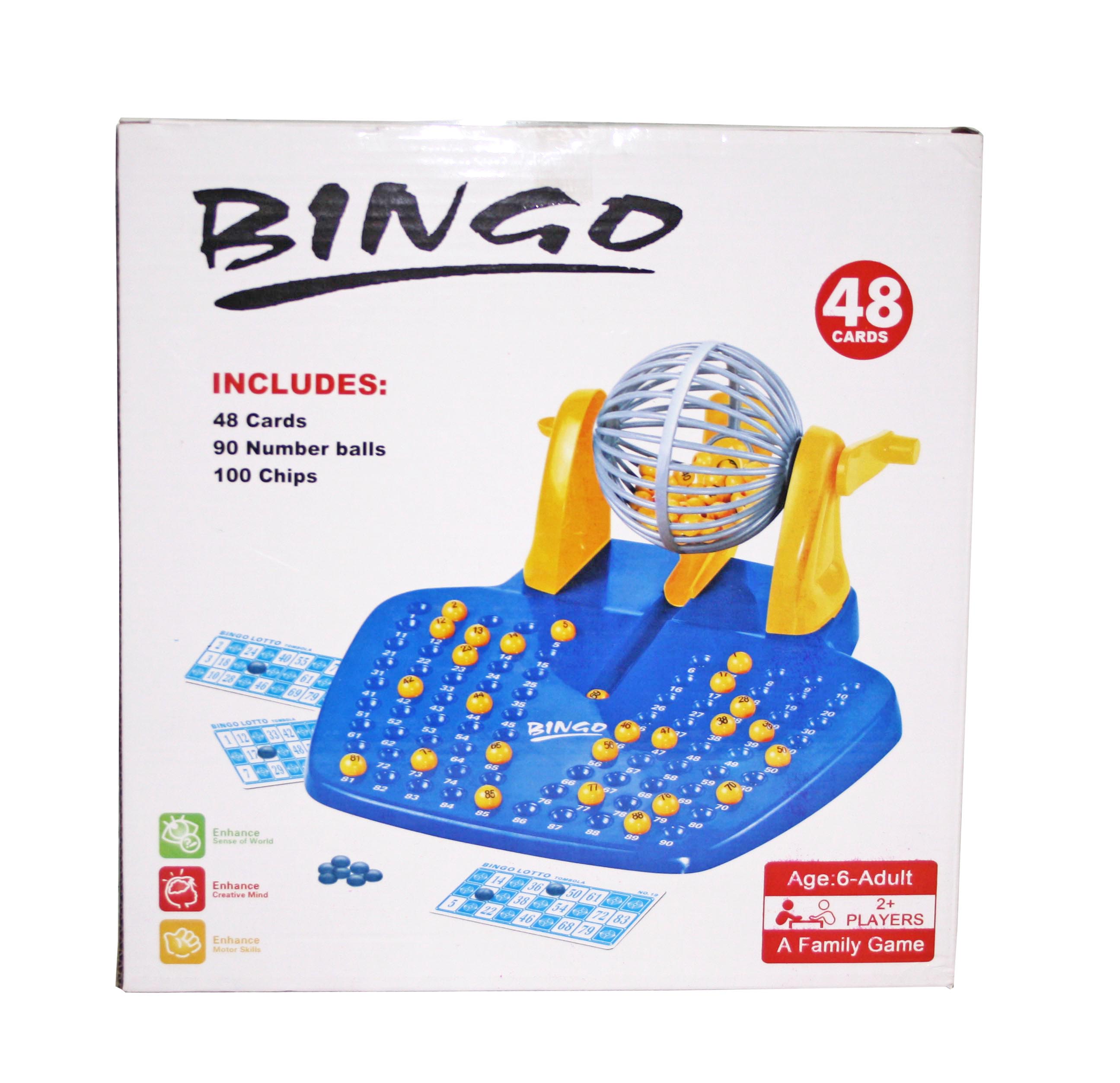 Buy Bingo Lotto Set With Automatic Random Ball Selector Board Game ...