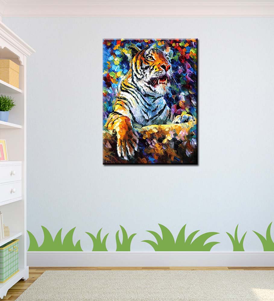 Buy Tallenge Art For Kids Room Dcor - Majestic Tiger - A3 Size Rolled ...