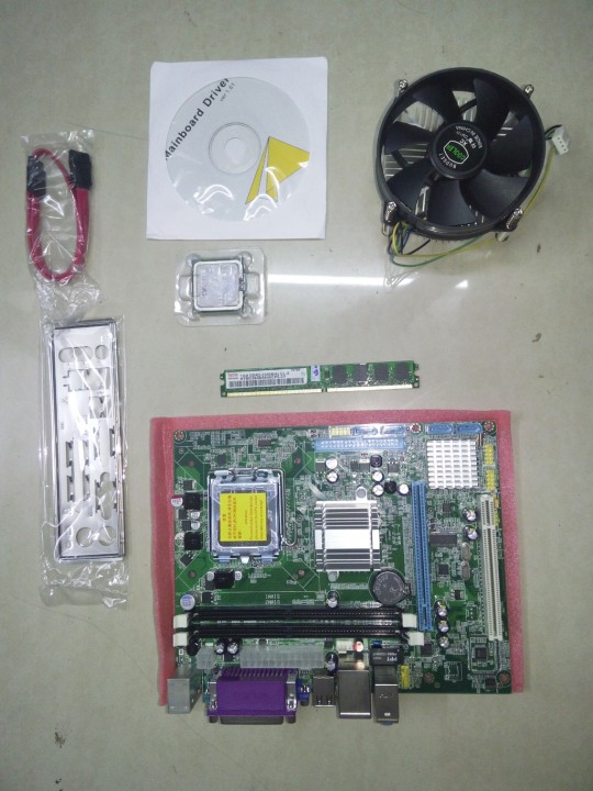 945 Chipset Buy INTEL 945 CHIPSET MOTHERBOARD C2D CPU AND 1GB RAM AND FAN Online ...