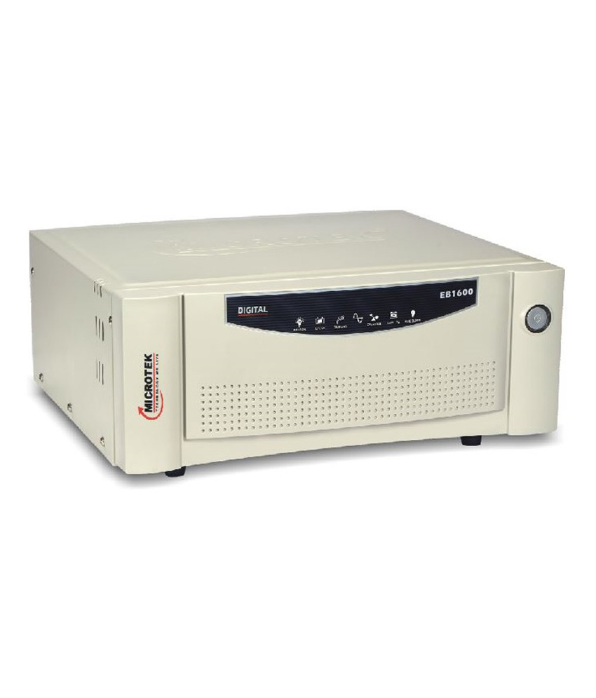 Buy Microtek UPSEB 1600 Digital Inverter Online @ ₹7990 from ShopClues