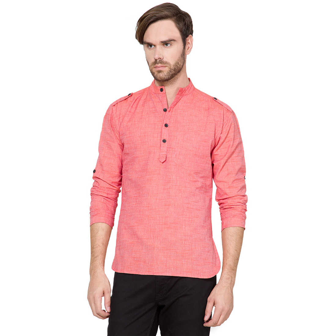 Buy Svanik Mens Casual Short Kurta Online ₹524 from ShopClues