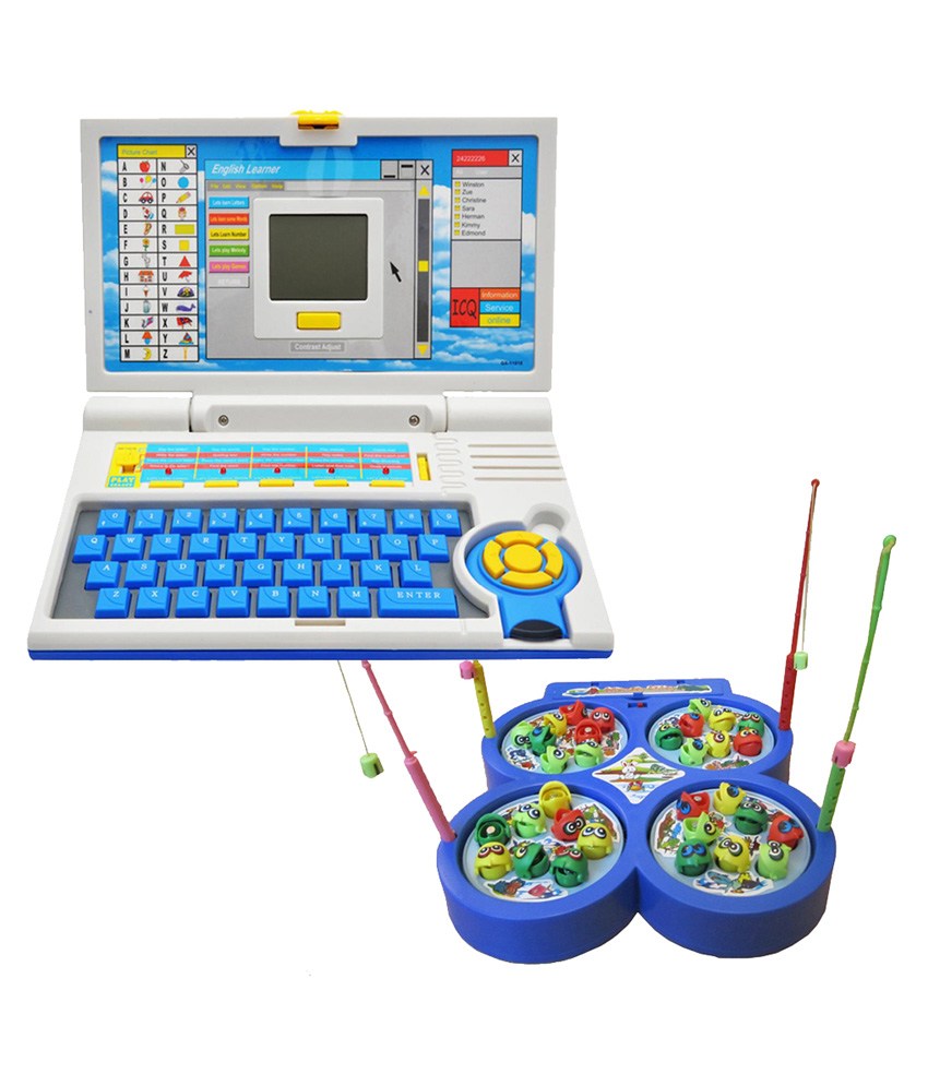Computer English Toy Buy Kids English Learner Computer toy with Fishing Catching Game Online ...