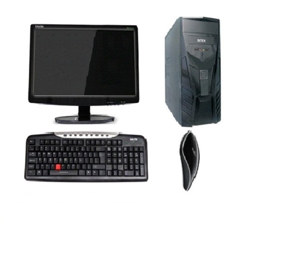 Buy DESKTOP PC FULL SYSTEM WITH 17 INCH LED AND NEW CORE 2DUO 2GB/250 ...