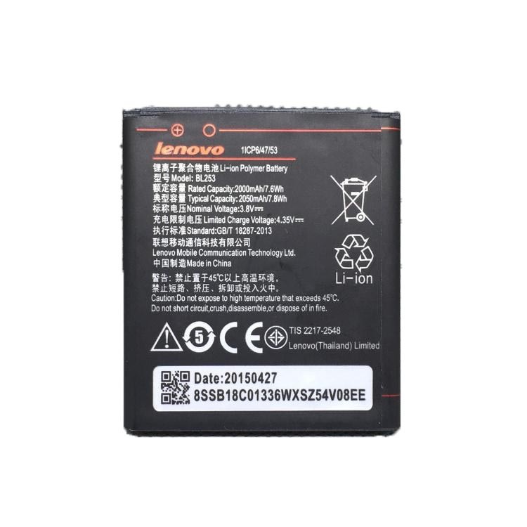 Buy 100 Original New BL253 battery for Lenovo A2580 free shipping ...