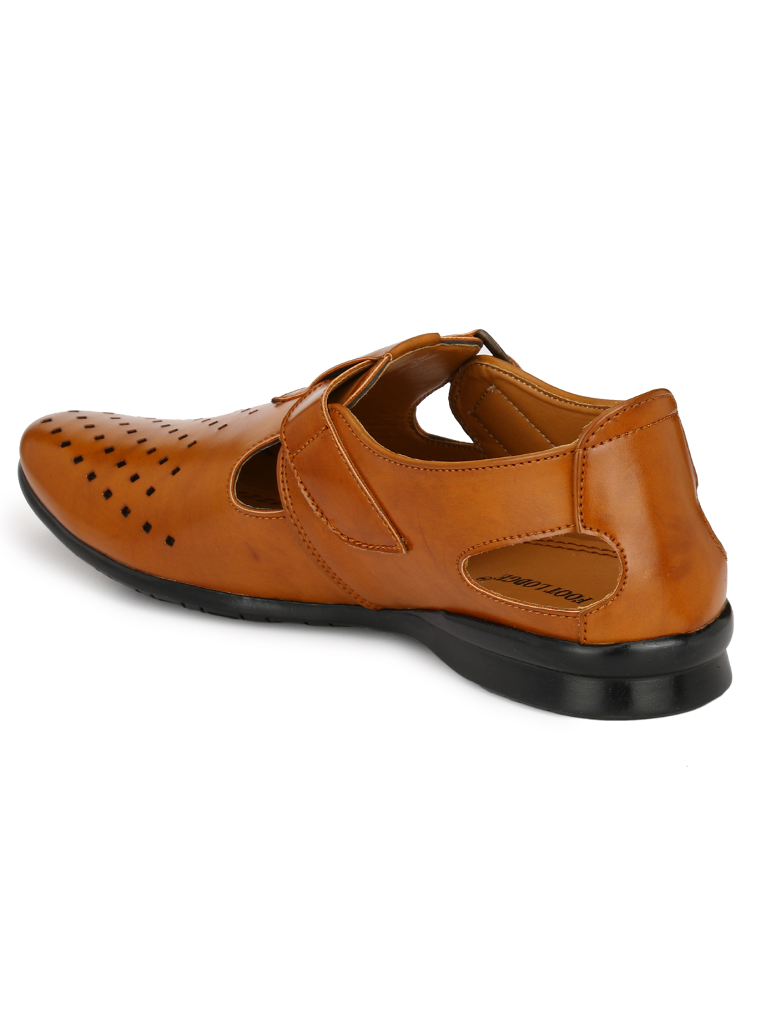 tan velcro sandals