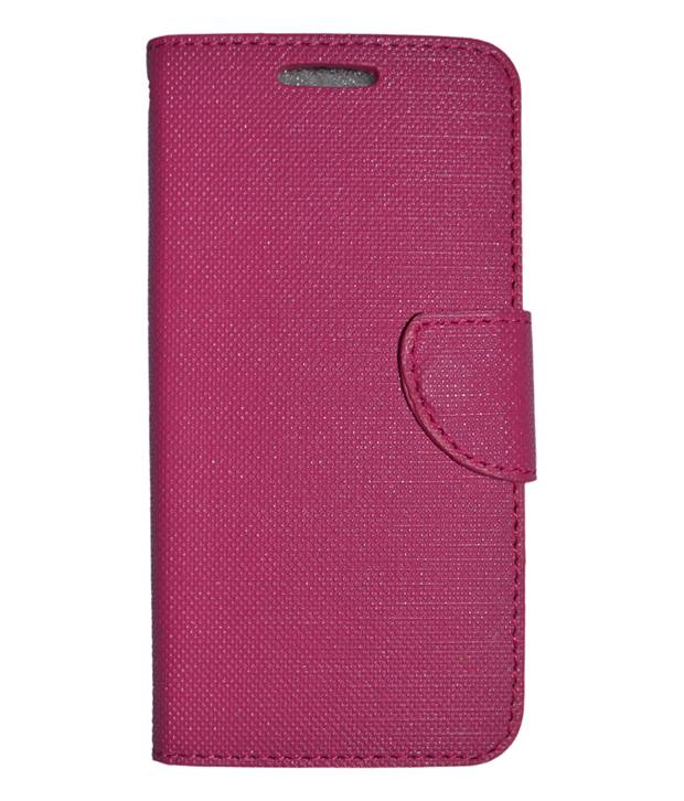 Buy Colorcase Flip Cover Case for Vivo Y51 Y51L - Pink Online @ ₹375 ...