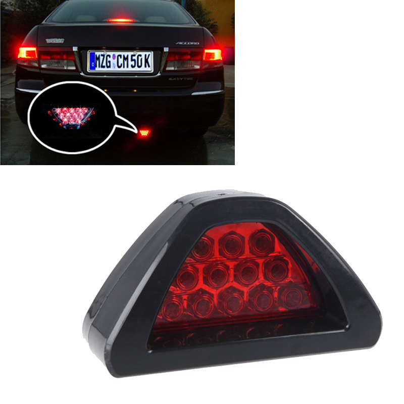Universal F1 Style 12 LED Brake Light for all Cars Red Color, Normal
