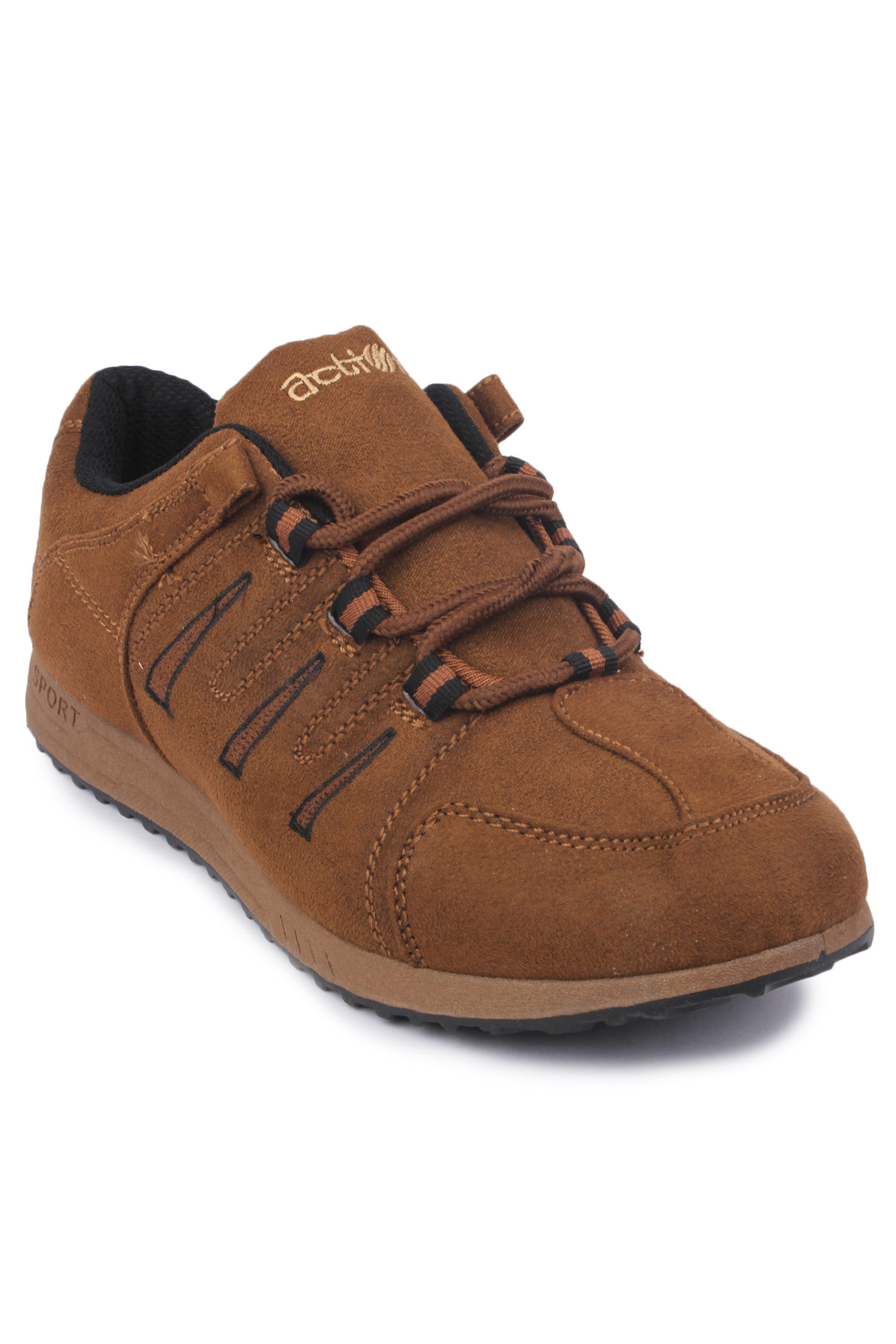 mens brown casual lace up shoes