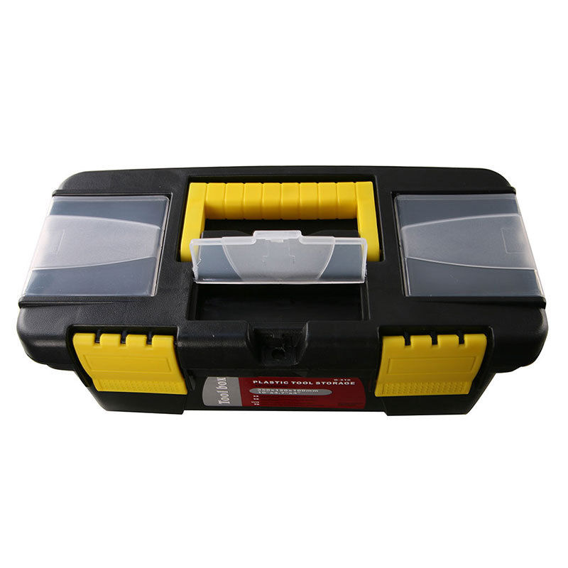 12.5"/320mm MINI SMALL PLASTIC TOOL BOX WITH REMOVABLE TRAY CARRYING