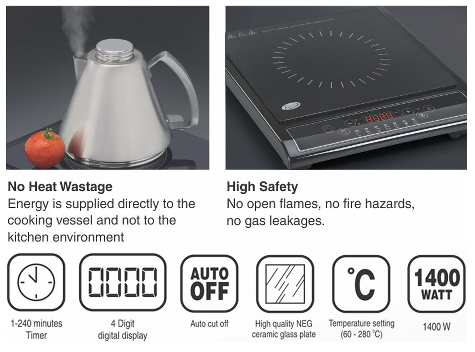 Buy Glen GL 3071 Induction Cooker Online ₹2095 from ShopClues