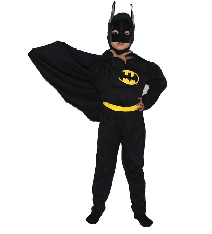 Buy Batman Black superhero costume for kids Online @ ₹399 from ShopClues