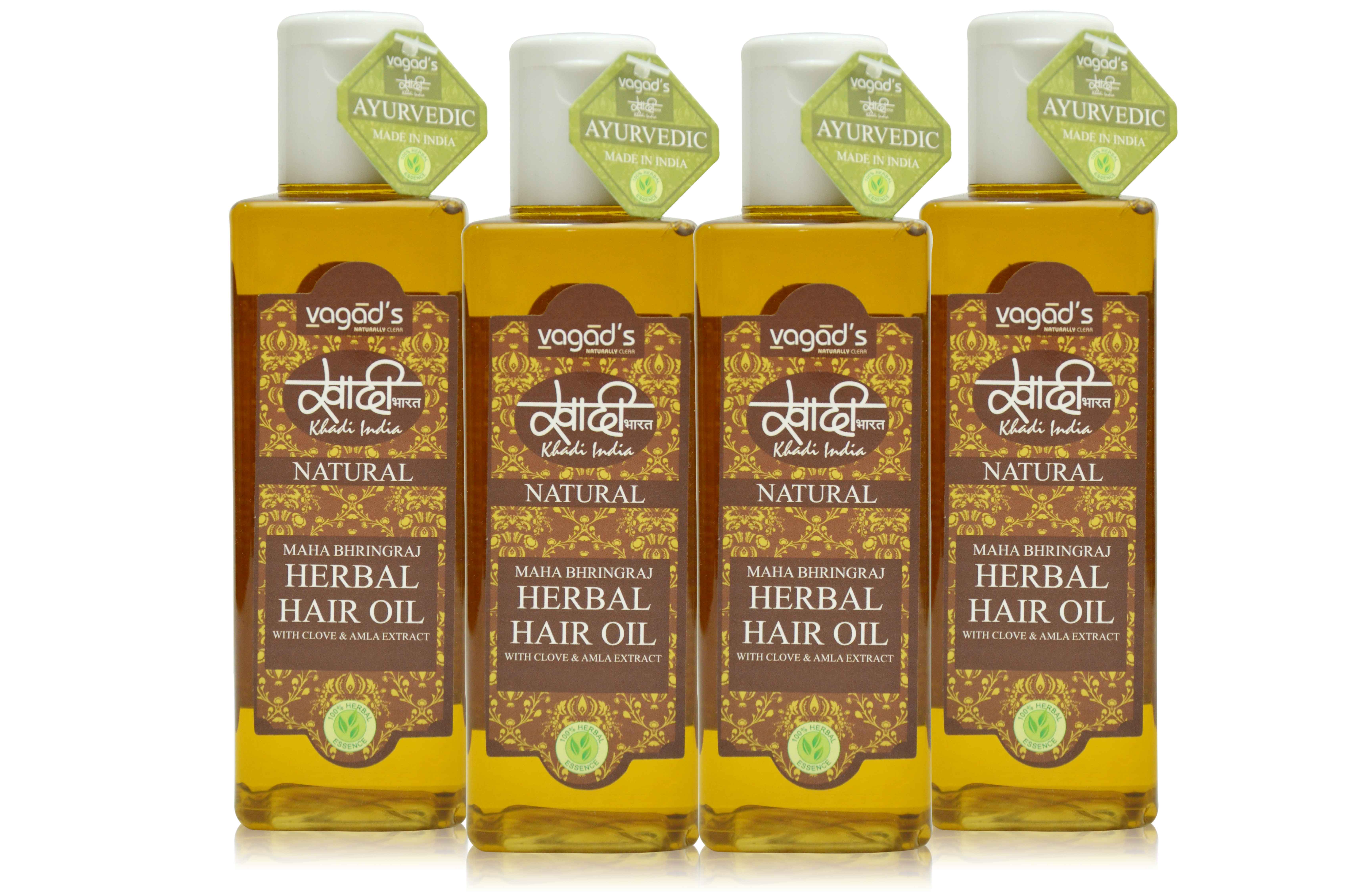 Buy Khadi Maha Bhringraj Herbal Hair Oil Pack Of 4 200ml Online ₹1000 From Shopclues 2180