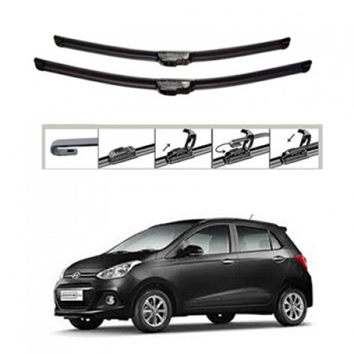 Buy Camyan Car Frameless Windshield Wiper Blades Hyundai i10 Grand 22 inch x 16 inch Online
