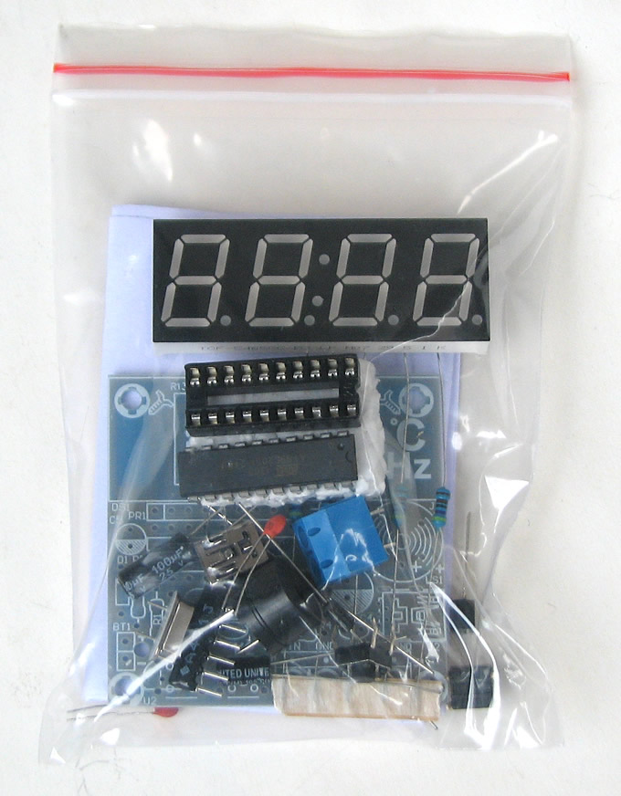 Buy New Upgraded DIY Advanced Digital LED Alarm Clock Kit AT89C2051 New 4 Arduino Online ₹489