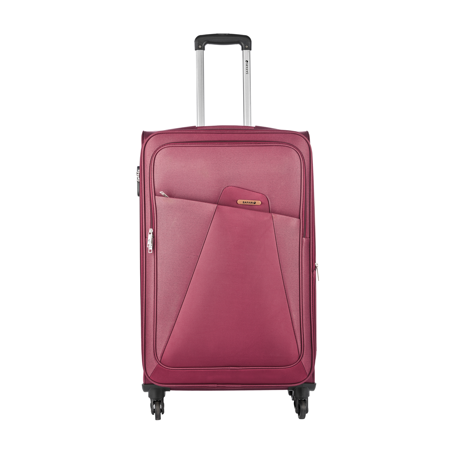 Buy Safari Small (Below 60 cms) Red Polyester 4 Wheels Trolley Online ...
