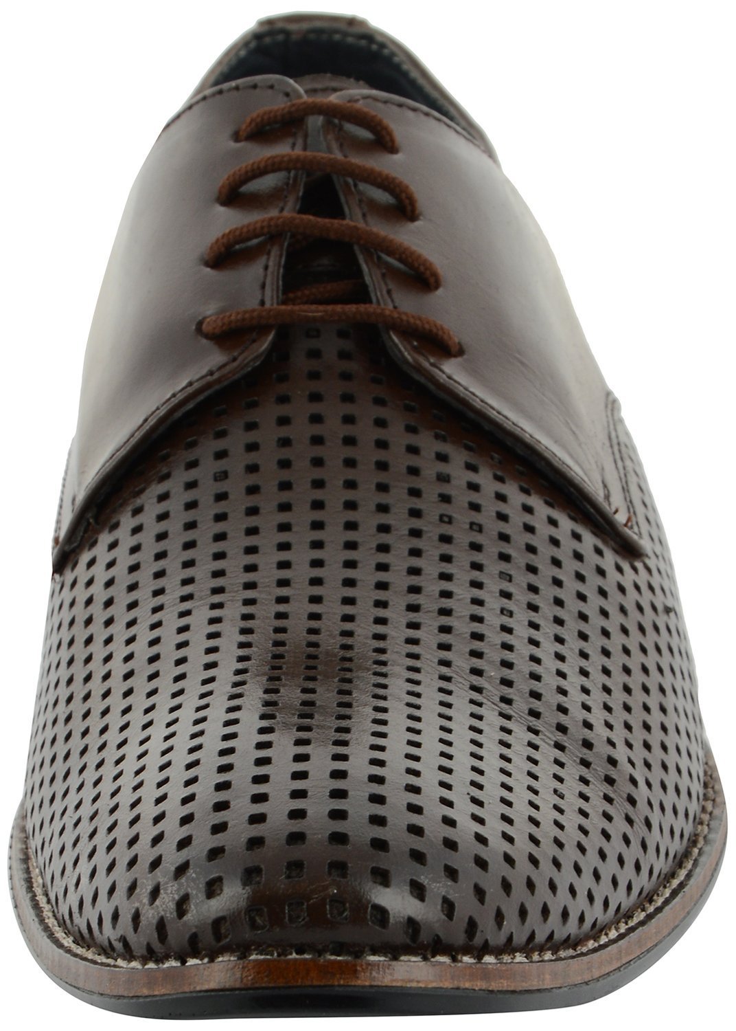 Buy Mens Leather Chocolate Brown Shoes Online @ ₹1450 from ShopClues
