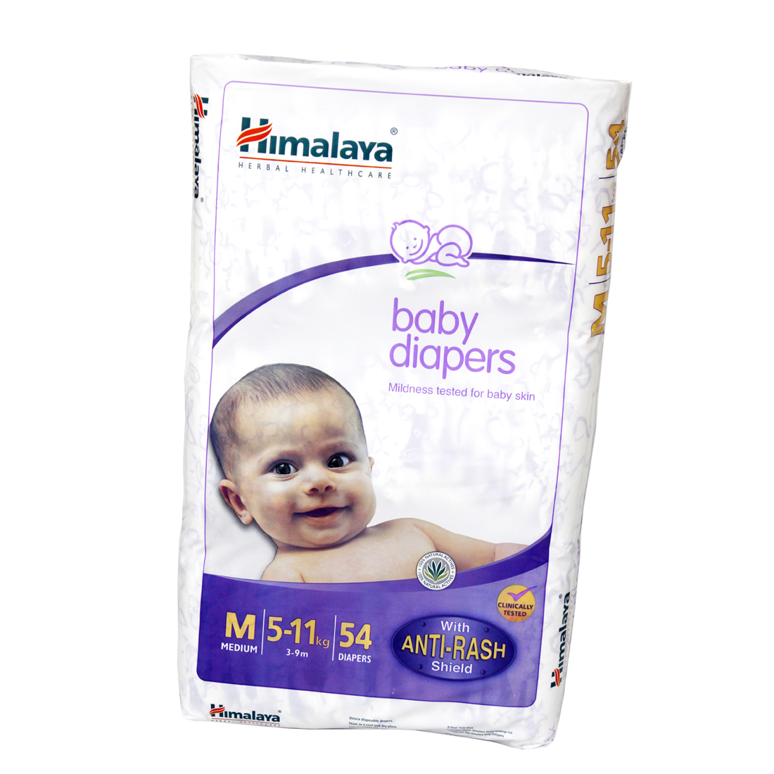 Buy Himalaya Baby Medium Size Diapers (54 Count), Pack of 3 Online