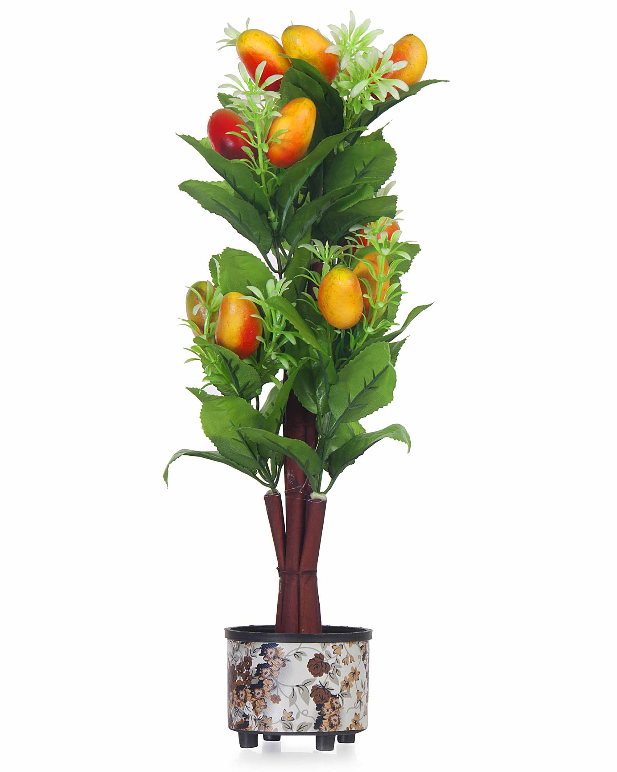 Buy Artificial Mango Flower plant with Pot Online @ ₹495 from ShopClues