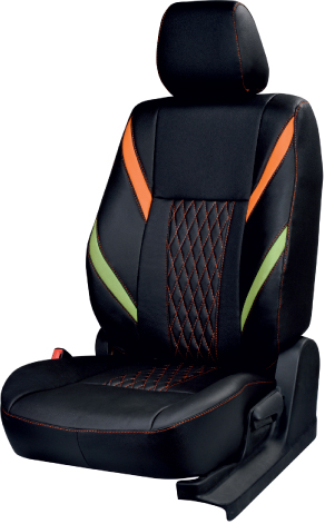 Buy Hyundai I20 Active black Leatherite Car Seat Cover Online @ ₹4700