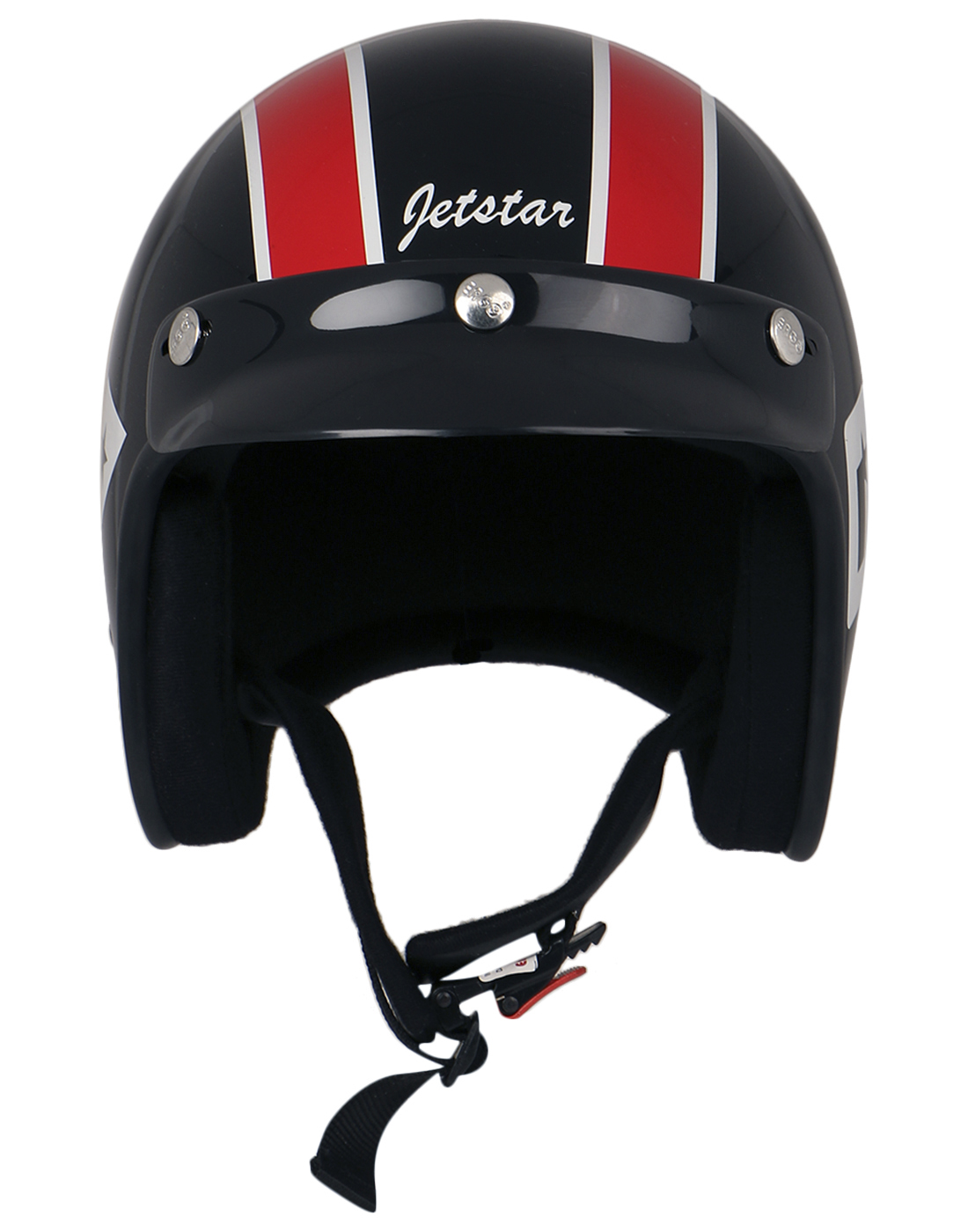 Buy Retro Bond Style 007 Half Face Helmet ( ISI Certified ) (Black