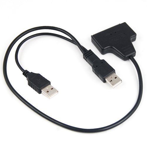 Buy Tech Gear USB 2.0 to 2.5 SATA 22P Hard Drive Adapter Cable ...
