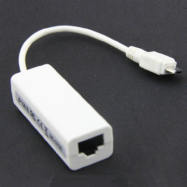 Shop MICRO USB 2.0 TO LAN RJ45 CONVERTER ETHERNET NETWORK ADAPTER FOR ...