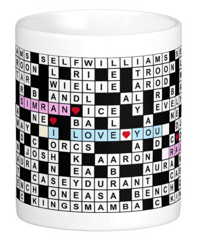 Buy Giftcart Personalised Romantic Crossword Puzzle Mug Online 299 From ShopClues