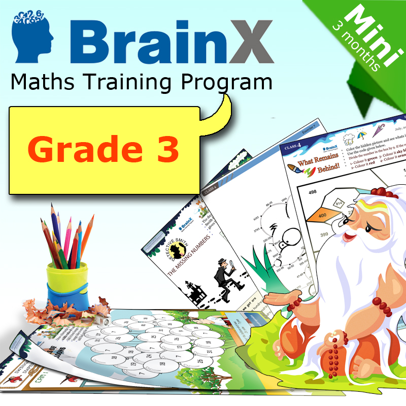 BrainX_Grade3_Mini--Math Worksheets for Grade 3