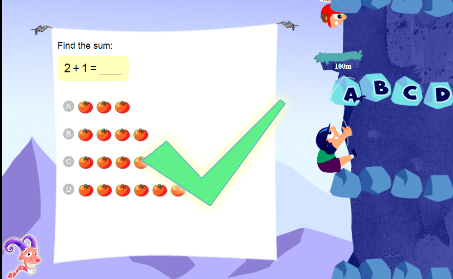 MathLab_Grade1_Mini--An online math game for grade 1