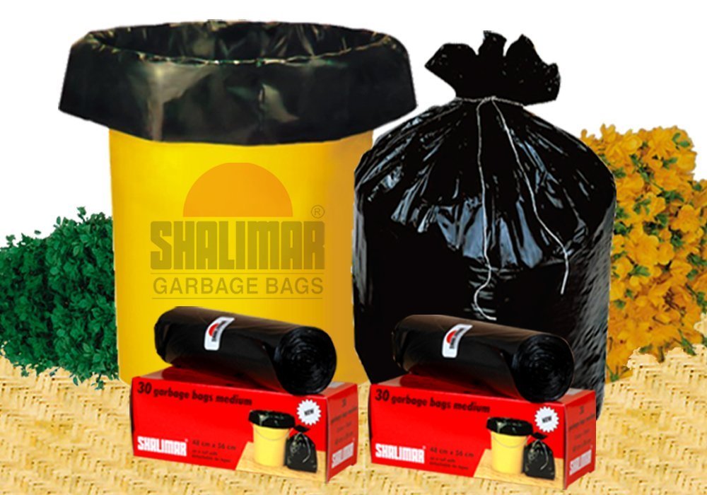 Buy Shalimar Virgin Garbage Bags (Medium) Size 48 CM x 56 CM 6 Rolls