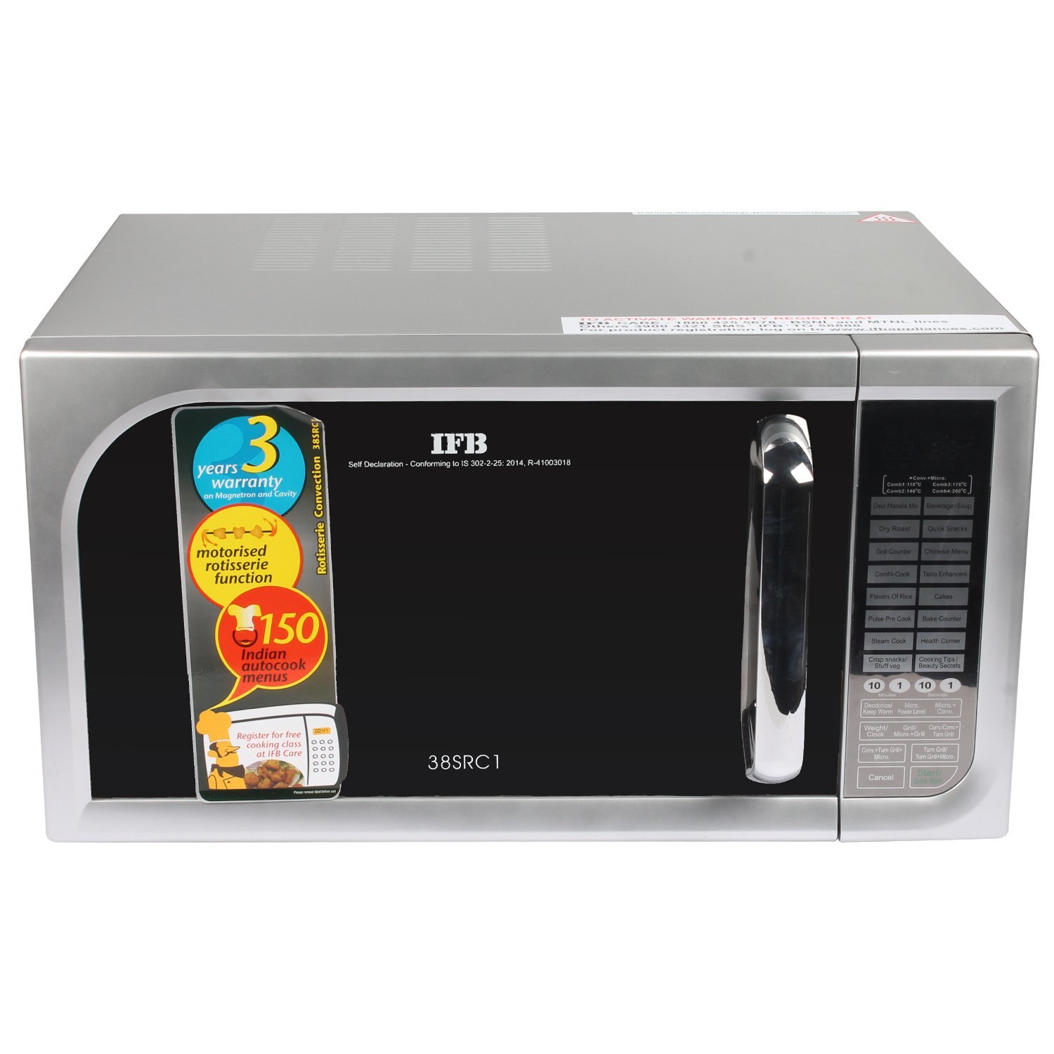 IFB 38Src1 38Litre Convection Microwave Oven , Microwaves & Halogen Ovens
