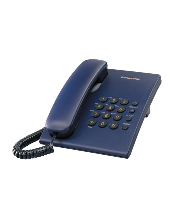 Buy Panasonic KX-TS500MXCD Basic Corded Phone Online @ ₹774 from ShopClues