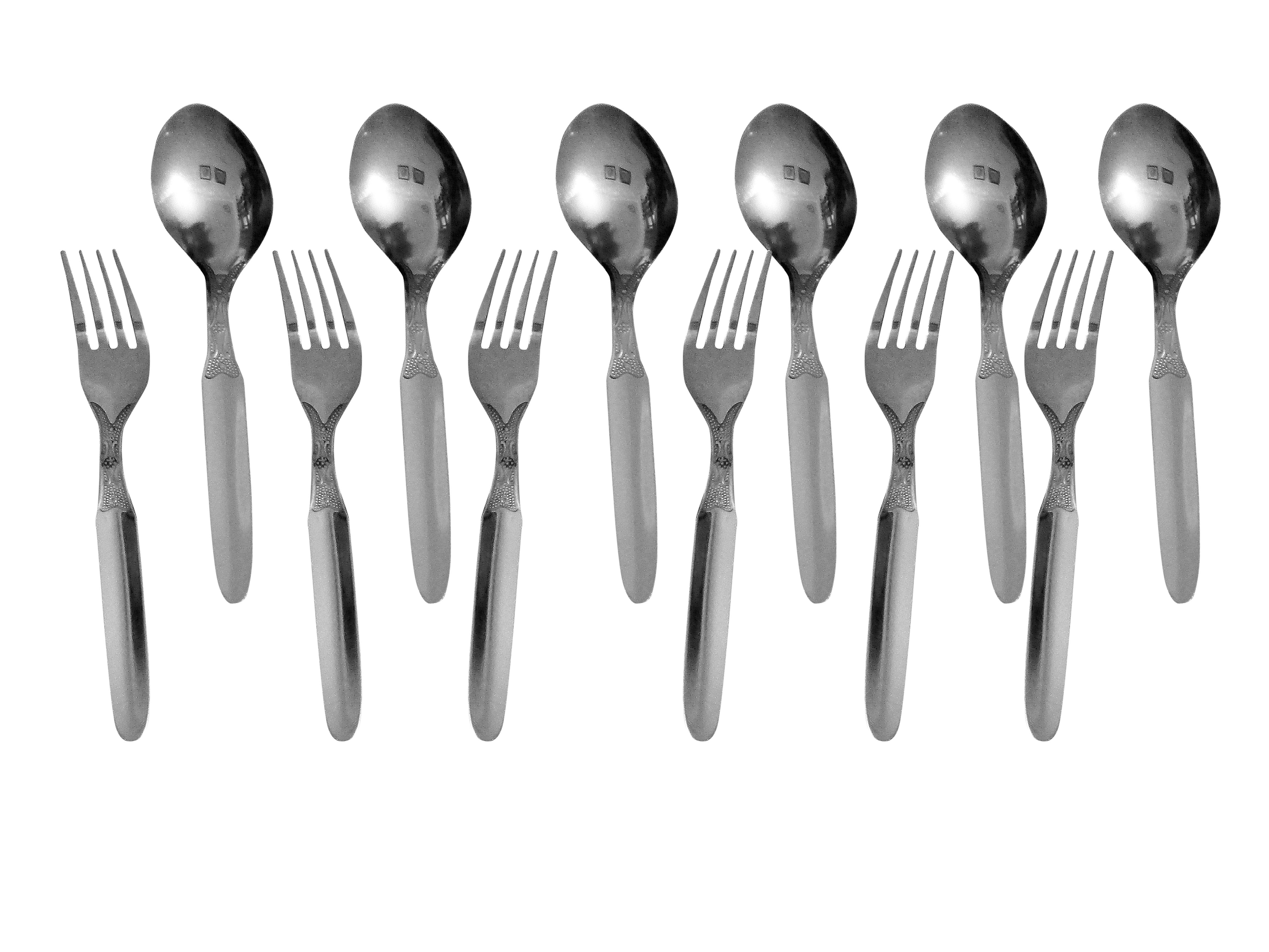 Buy Set Of 12 Stainless Steel Spoons With Forks Online 249 From   85464134795970546203730Spoonandforknew1390374125141657460314353388971450789019 1466587075 