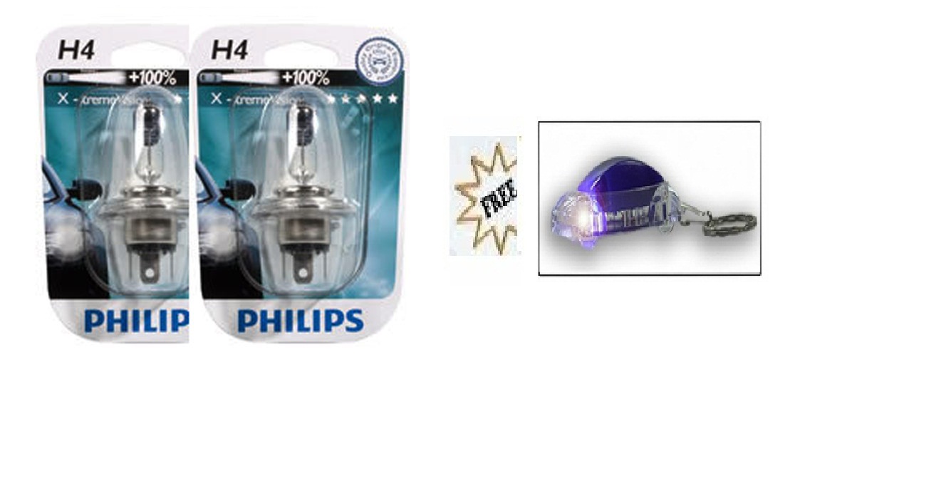 Buy Philips - Extreme X-treme Vision Car Headlight Bulbs Bulb H4 60/55W ...