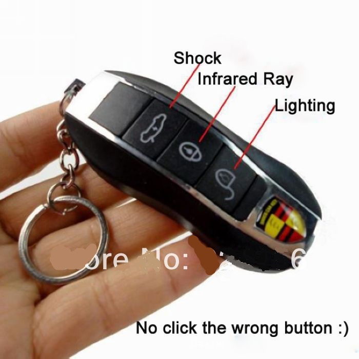Buy Magic Shock Remote Control Electric Shock Car Key chain Online