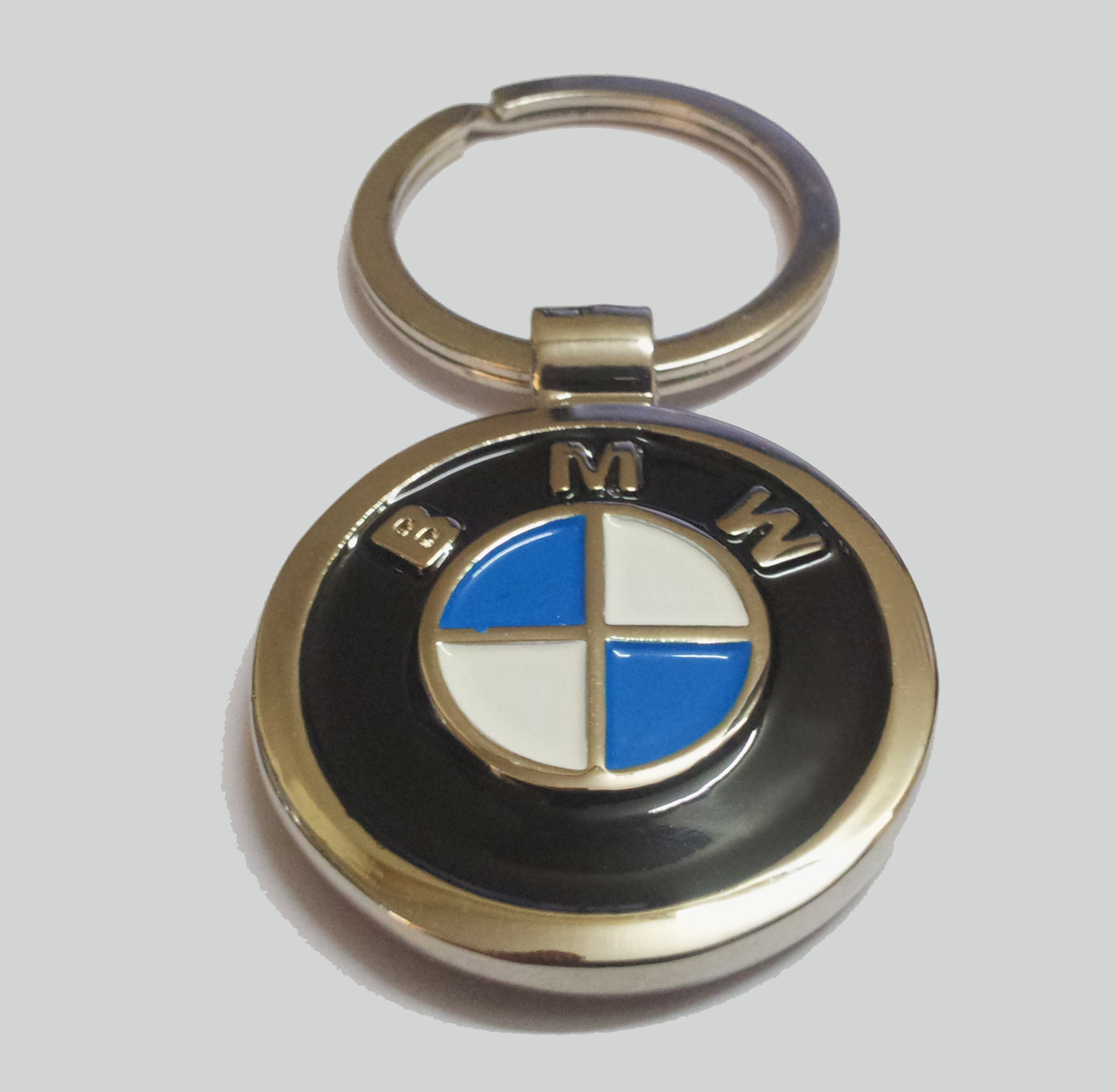 Buy BMW Heavy Metal Alloy Chrome Key Chain Ring Car X1 X3 X5 Series 1 2 ...