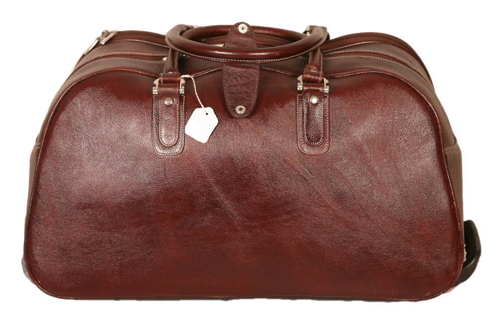 100Genuine INDIAN Leather new Cabin Luggage Travel Bag Trolley Bag BR