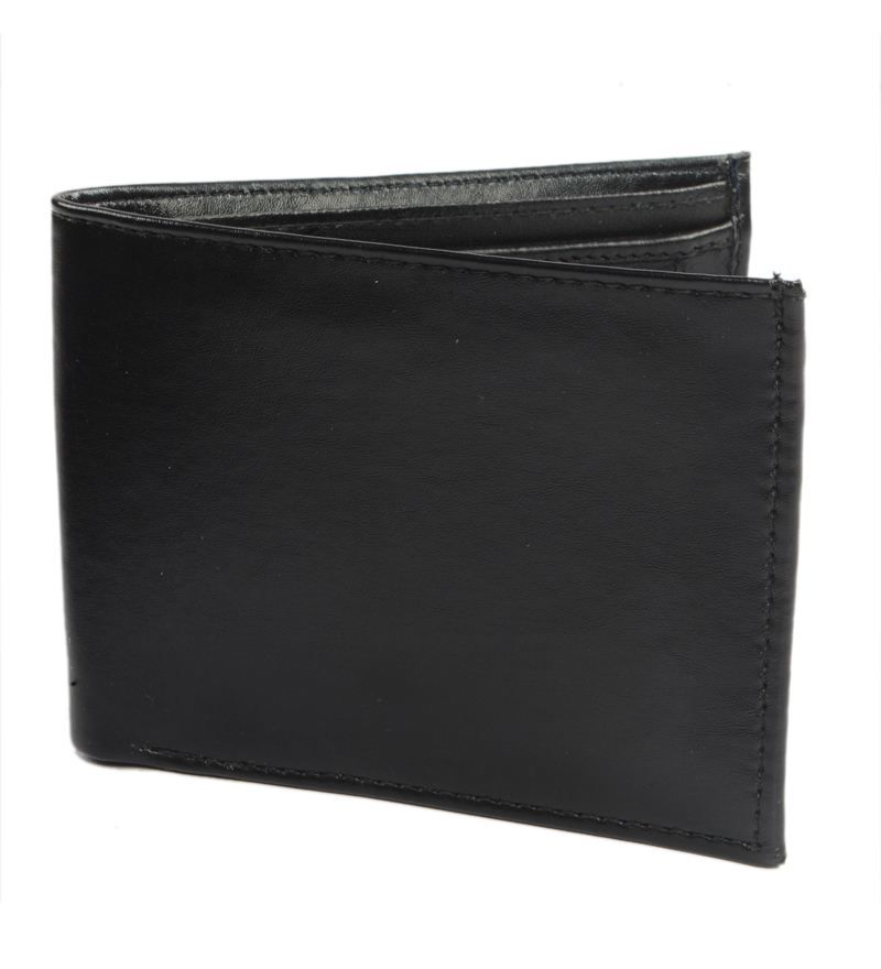 Mens Black Leatherite Wallet